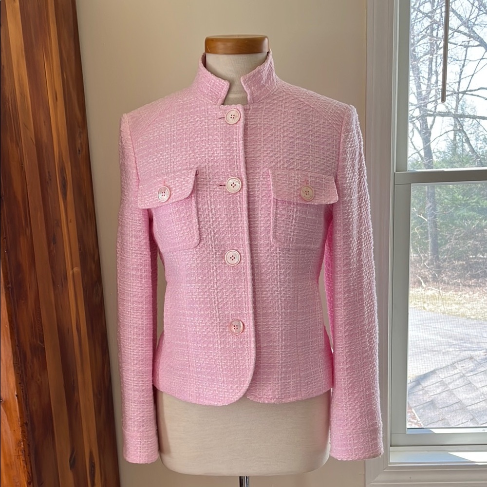 BOGNER Cotton Pink Tweed Women's Jacket 8/38